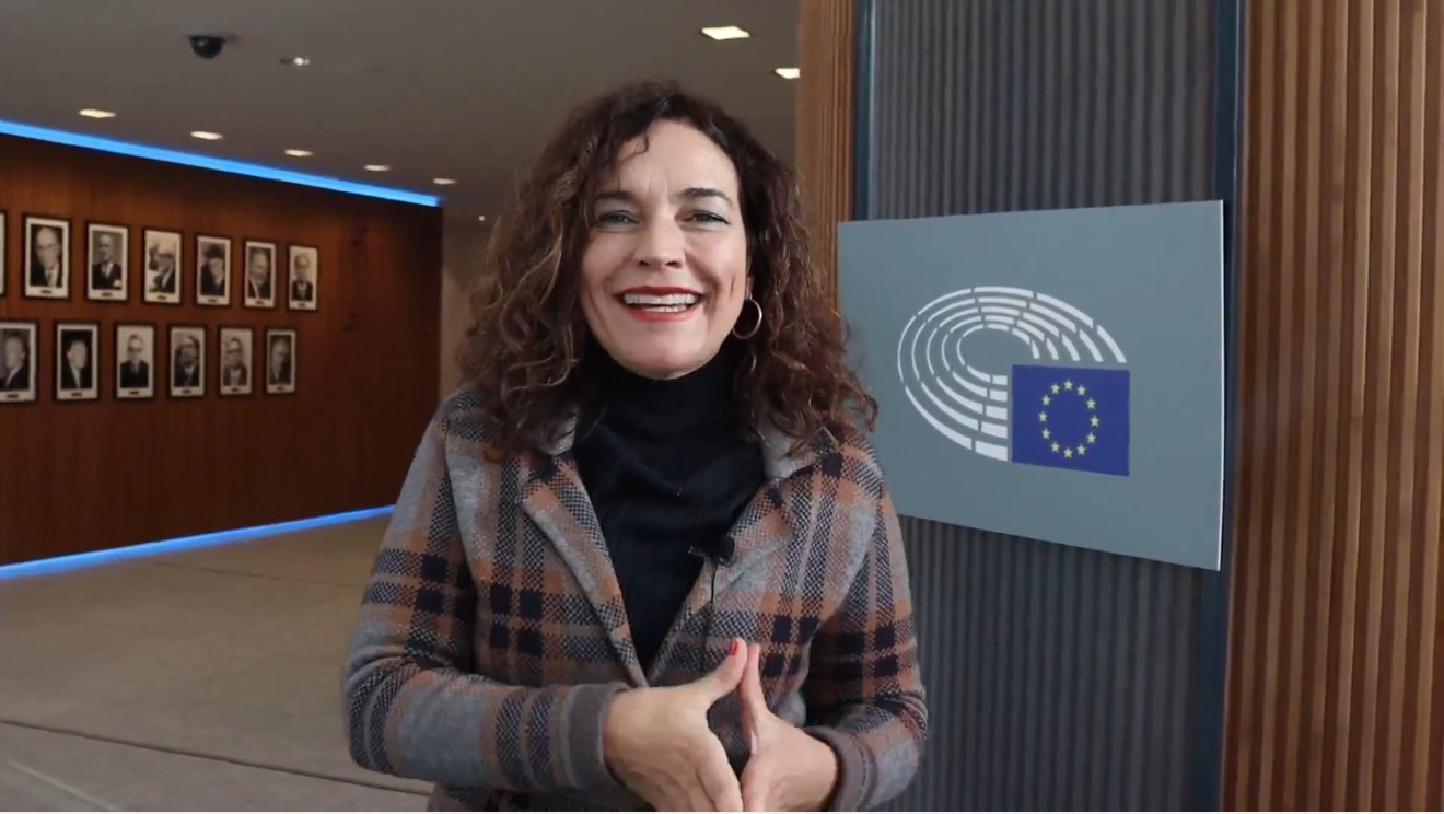Lina Gálvez en el Parlamento Europeo. 16 de enero de 2024