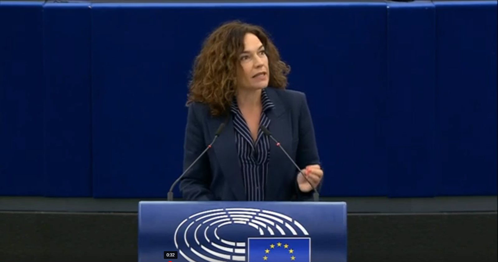 Lina Gálvez interviene en el pleno del Parlamento Europeo, sobre materias primas críticas
