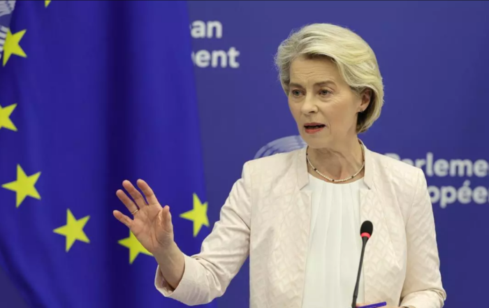 Fotografía de archivo de la presidenta de la Comisión Europea, Ursula von der Leyen. EFE/EPA/RONALD WITTEK