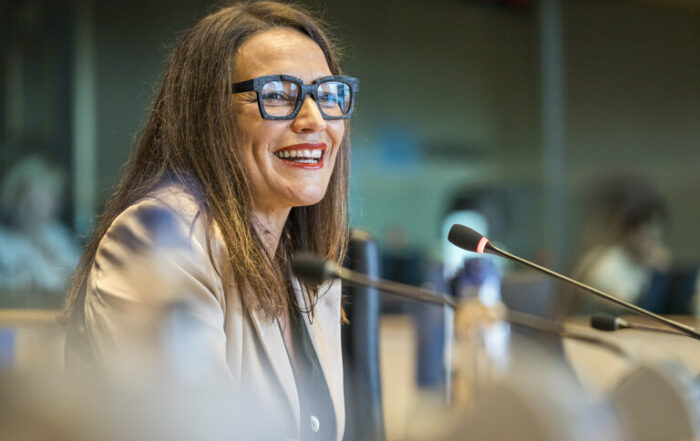 Lina Gálvez, presidenta de la Comisión FEMM del Parlamento Europeo. Octubre 2024