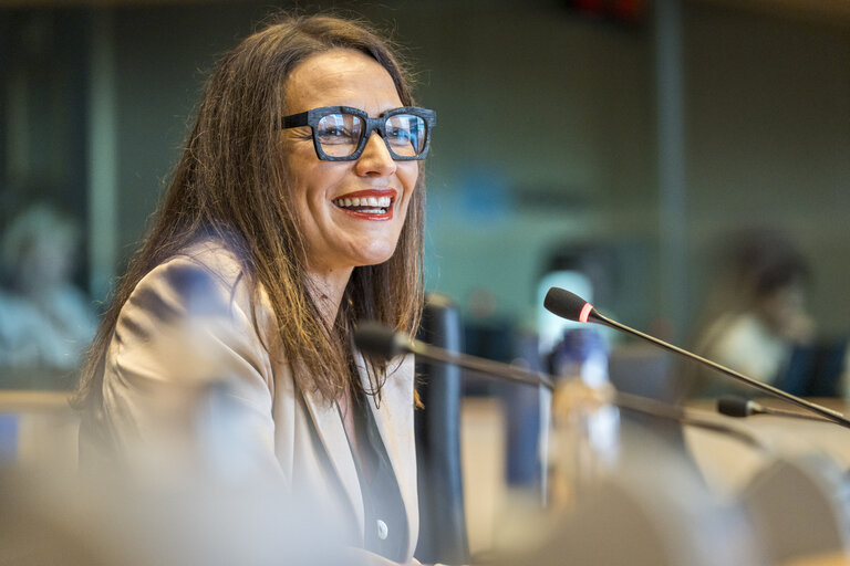 Lina Gálvez, presidenta de la Comisión FEMM del Parlamento Europeo. Octubre 2024