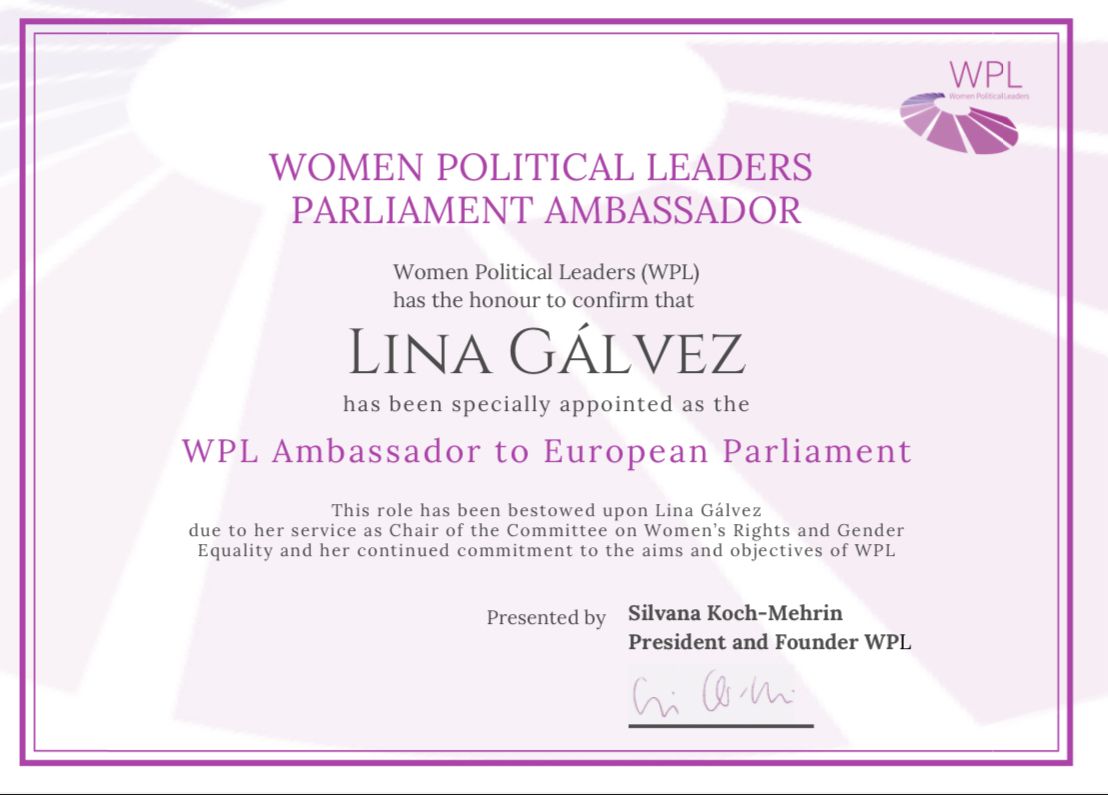 Lina Galvez WPL Ambassador