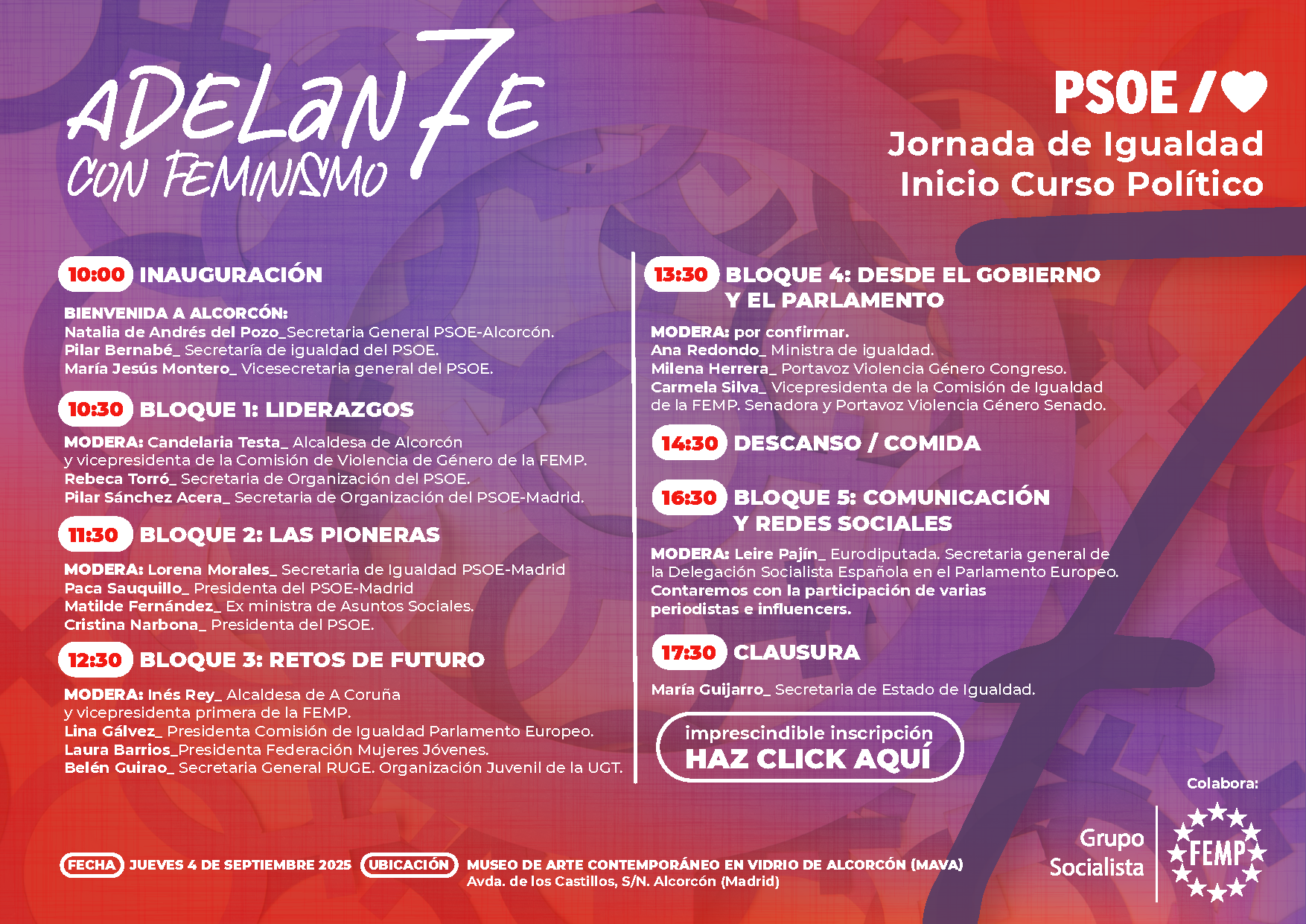 A invitacion interna PSOE-jornada-feminismo